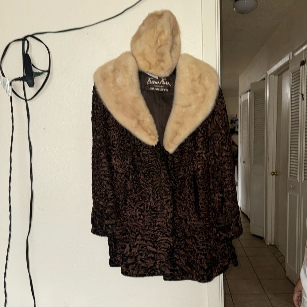 Brown Faux Fur Women's Coat Erana Furs